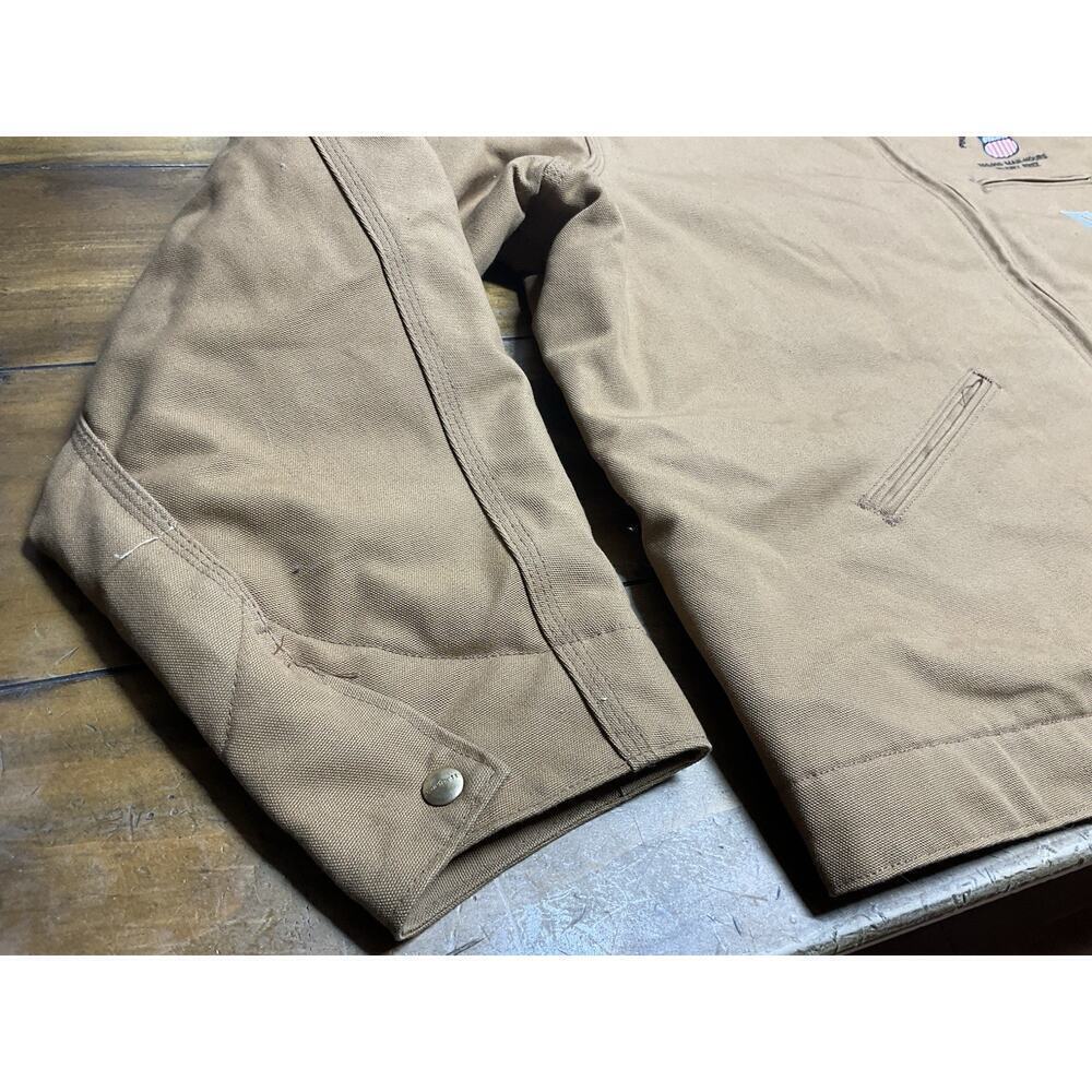 Carhartt Vintage Detroit J001 Mens Workwear Jacket Size 3XL Tall Blanket Lined - Picture 6 of 16